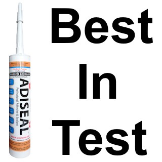 Best metal adhesive according to independent metal adhesive bond strength test.